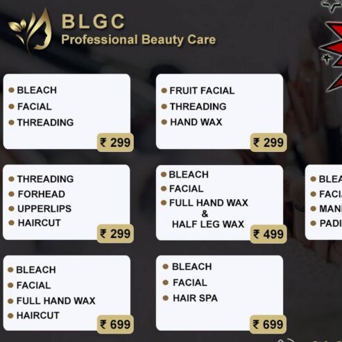 BLGC professional beauty parlour